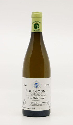 JEAN-CLAUDE RAMONET - Bourgogne Chardonnay Les Durots 2020 white, wine régionale from bourgogne chardonnay