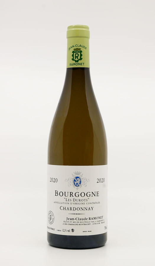 JEAN-CLAUDE RAMONET - Bourgogne Chardonnay Les Durots 2020 white, wine régionale from bourgogne chardonnay JEAN-CLAUDE RAMONET - Bourgogne Chardonnay Les Durots 2020 white, wine régionale from bourgogne chardonnay