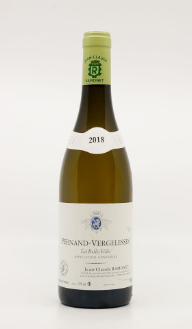 JEAN-CLAUDE RAMONET - Pernand-Vergelesses Les Belles Filles 2018 red, wine village from pernand-vergelesses