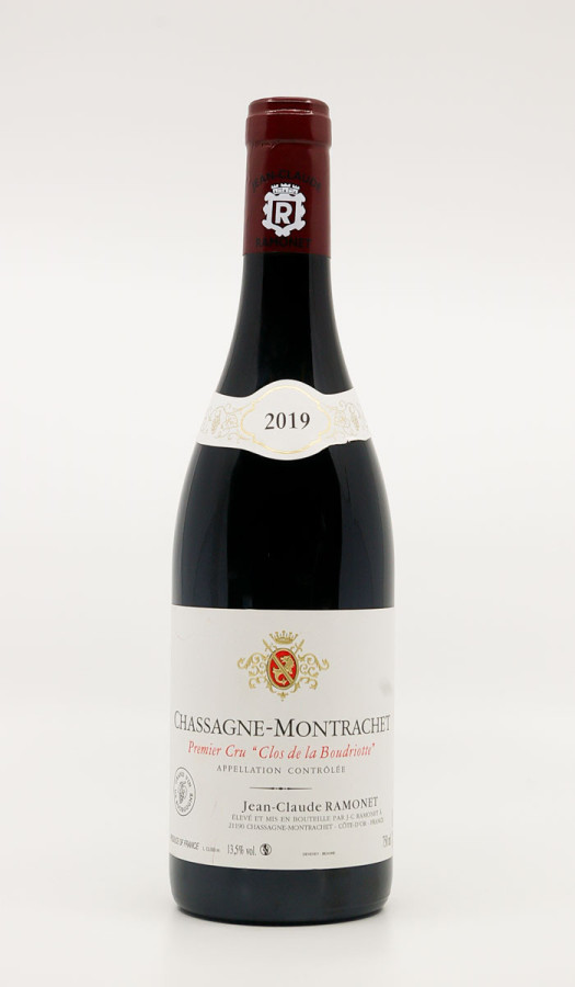 JEAN-CLAUDE RAMONET - Chassagne-Montrachet 1er Cru Clos De La Boudriotte 2019 red, wine 1er cru from JEAN-CLAUDE RAMONET - Chassagne-Montrachet 1er Cru Clos De La Boudriotte 2019 red, wine 1er cru from