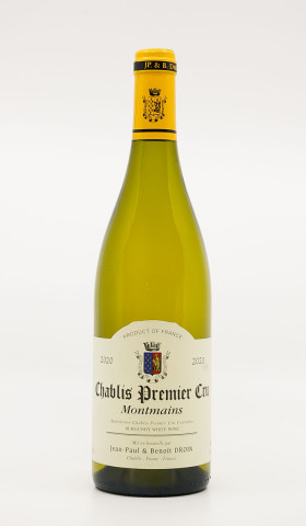 JP & BENOÎT DROIN - Chablis 1er Cru Montmains 2020 white, wine 1er cru from chablis
