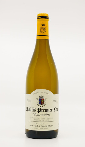 JP & BENOÎT DROIN - Chablis 1er Cru Montmains 2022 white, wine 1er cru from chablis