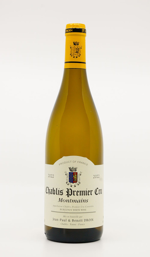 JP & BENOÎT DROIN - Chablis 1er Cru Montmains 2022 white, wine 1er cru from chablis
