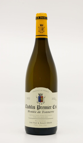 JP & BENOÎT DROIN - Chablis 1er Cru Montée De Tonnerre 2022 white, wine 1er cru from chablis