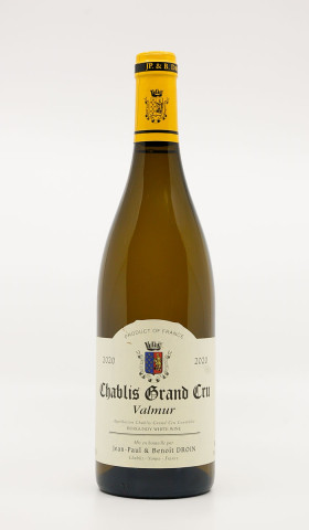 JP & BENOÎT DROIN - Chablis Grand Cru Valmur 2020 white, wine grand cru from chablis