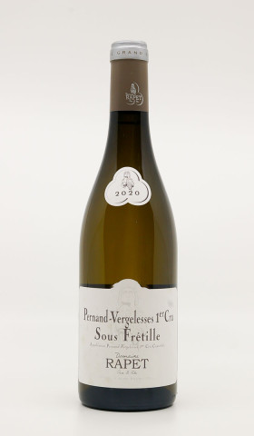RAPET PERE & FILS - Pernand-Vergelesses 1er Cru Sous Frétille 2020 white, wine 1er cru from pernand-vergelesses