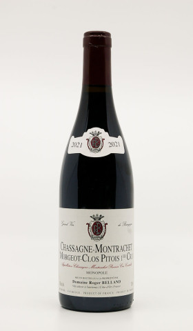 ROGER BELLAND - Chassagne-Montrachet 1er Cru Morgeot Clos Pitois Monopole 2021 red, wine 1er cru from