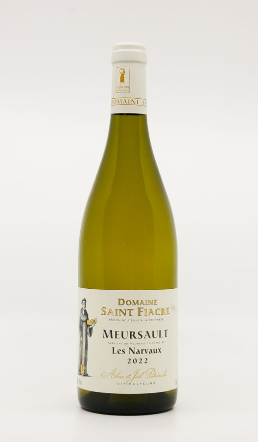 SAINT FIACRE - Meursault Les Narvaux 2022 white, wine village from meursault