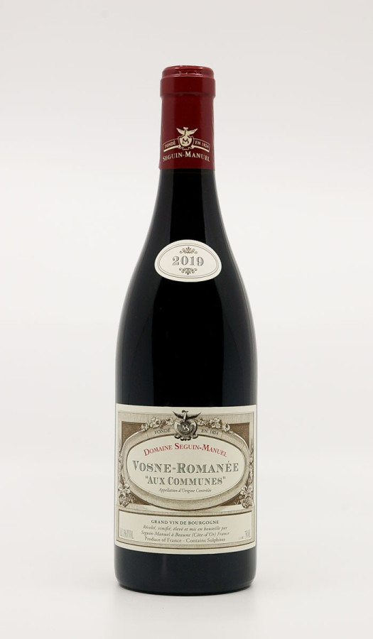 SEGUIN-MANUEL - Vosne-Romanée Aux Communes 2019 red, wine village from vosne-romanée SEGUIN-MANUEL - Vosne-Romanée Aux Communes 2019 red, wine village from vosne-romanée