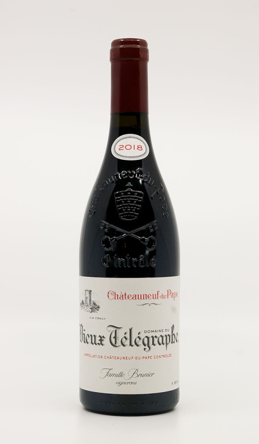 VIEUX TELEGRAPHE - Châteauneuf-du-Pape 2018 rouge, vin  de châteauneuf-du-pape