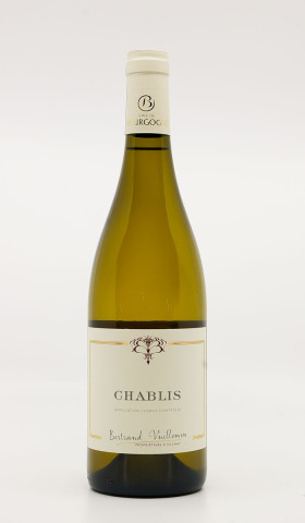 BERTRAND VUILLEMIN - Chablis 2022 white, wine régionale from chablis