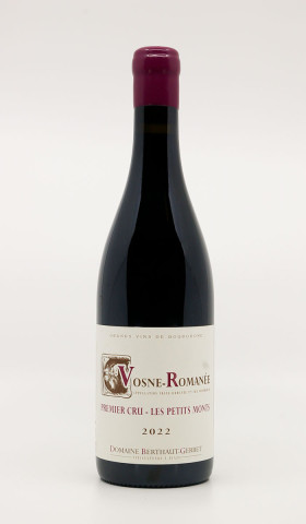 BERTHAUT-GERBET - Vosne-Romanée 1er Cru Les Petits Monts 2022 red, wine 1er cru from vosne-romanée