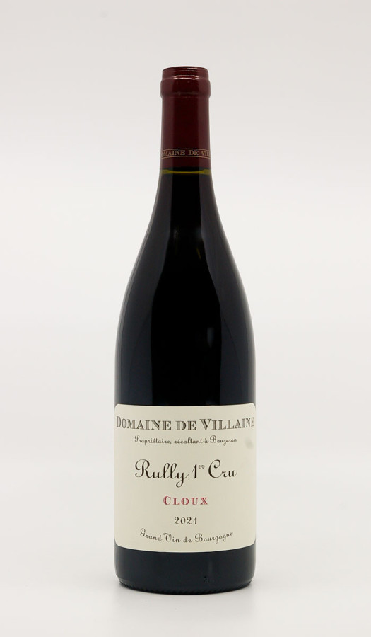 DE VILLAINE - Rully 1er Cru Cloux 2021 red, wine 1er cru from rully