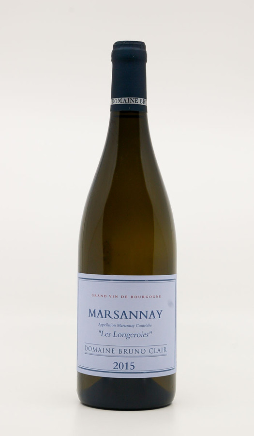 BRUNO CLAIR - Marsannay Les Longeroies 2015 blanc, vin village de marsannay