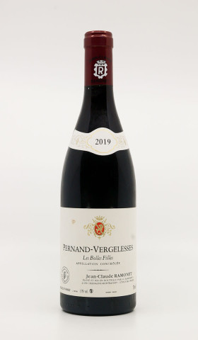 JEAN-CLAUDE RAMONET - Pernand-Vergelesses Les Belles Filles 2019 red, wine village from pernand-vergelesses