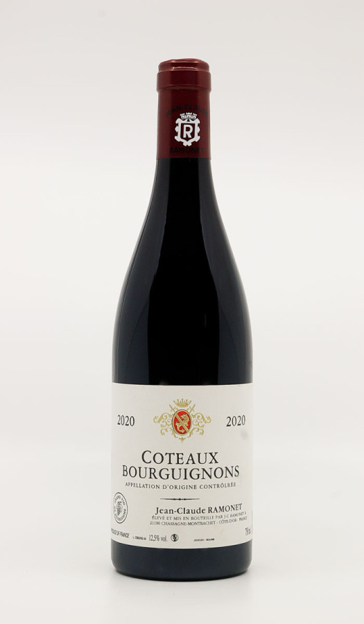 JEAN-CLAUDE RAMONET - Côteaux Bourguignons 2020 rouge, vin régionale de coteaux bourguignons