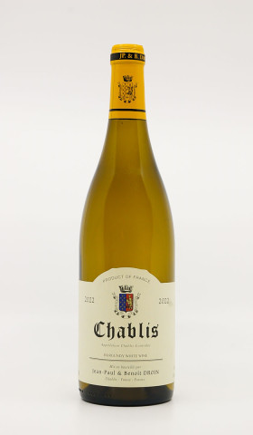 JP & BENOÎT DROIN - Chablis 2022 white, wine village from chablis