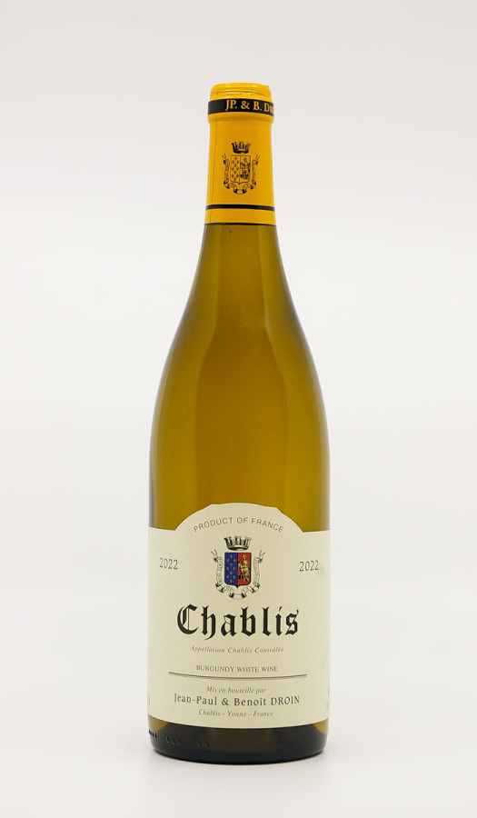 JP & BENOÎT DROIN - Chablis 2022 white, wine village from chablis JP & BENOÎT DROIN - Chablis 2022 white, wine village from chablis