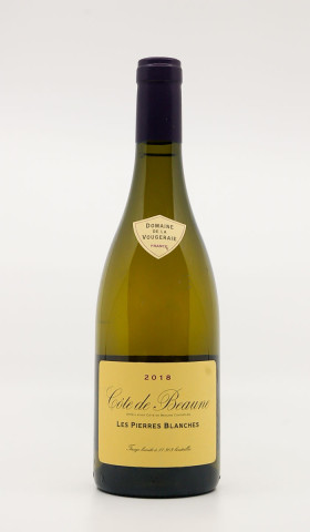 DOMAINE DE LA VOUGERAIE - Côte de Beaune Pierres Blanches 2018 white, wine régionale from côte de beaune