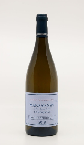 BRUNO CLAIR - Marsannay Les Longeroies 2018 white, wine village from marsannay