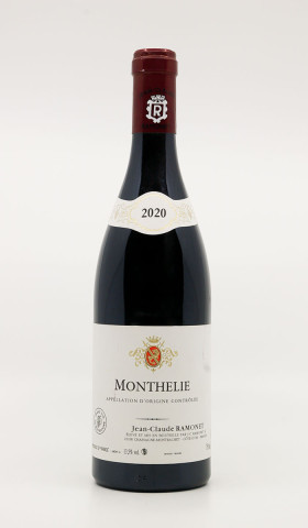 JEAN-CLAUDE RAMONET - Monthelie 2020 red, wine village from monthelie