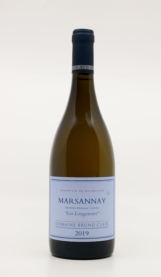 BRUNO CLAIR - Marsannay Les Longeroies 2019 white, wine village from marsannay