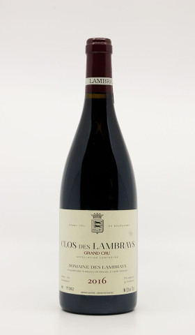 DOMAINE DES LAMBRAYS - Clos des Lambrays Grand Cru 2016 red, wine grand cru from clos des lambrays