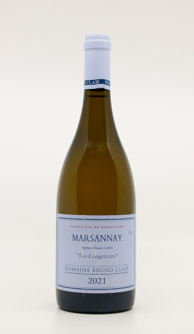 BRUNO CLAIR - Marsannay Les Longeroies 2021 white, wine village from marsannay