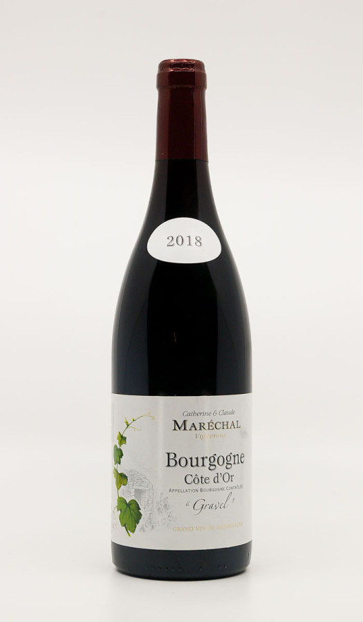 CLAUDE MARECHAL - Bourgogne Côte d'Or Gravel 2018 red, wine régionale from bourgogne côte d'or