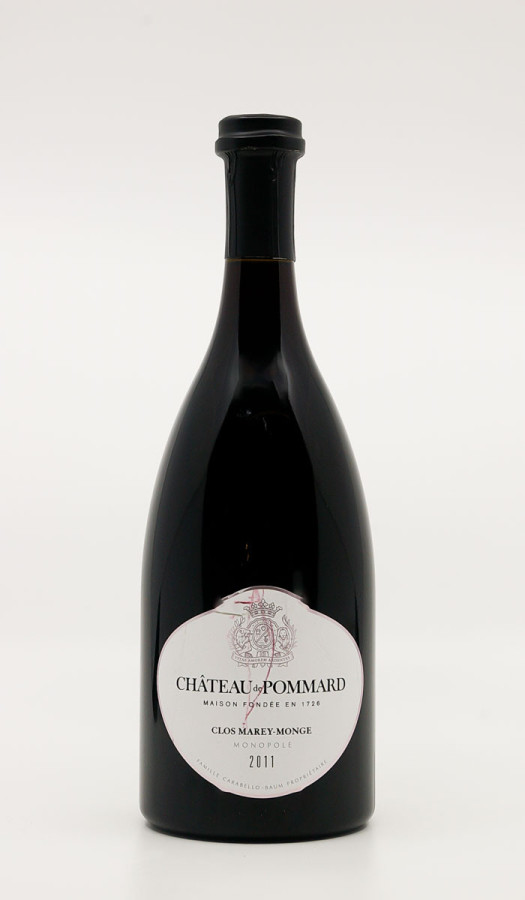 CHÂTEAU DE POMMARD - Pommard Clos Marey-Monge Monopole 2011 red, wine village from pommard CHÂTEAU DE POMMARD - Pommard Clos Marey-Monge Monopole 2011 red, wine village from pommard