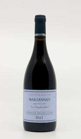 BRUNO CLAIR - Marsannay Les Vaudenelles 2021 red, wine village from marsannay