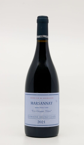 BRUNO CLAIR - Marsannay Les Grasses Têtes 2021 red, wine village from marsannay
