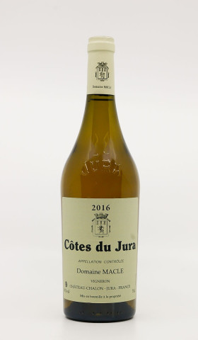 LAURENT MACLE - Côtes du Jura 2016 white, wine  from côtes du jura