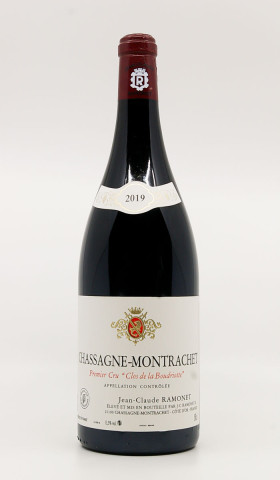 JEAN-CLAUDE RAMONET - Chassagne-Montrachet 1er Cru Clos de la Boudriotte 2019 - MAGNUM red, wine 1er cru from