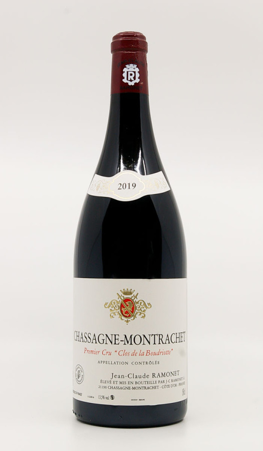 JEAN-CLAUDE RAMONET - Chassagne-Montrachet 1er Cru Clos de la Boudriotte 2019 - MAGNUM red, wine 1er cru from JEAN-CLAUDE RAMONET - Chassagne-Montrachet 1er Cru Clos de la Boudriotte 2019 - MAGNUM red, wine 1er cru from