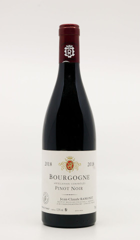 JEAN-CLAUDE RAMONET - Bourgogne Pinot Noir 2018 rouge, vin régionale de bourgogne pinot noir