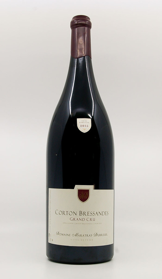 MARATRAY-DUBREUIL - Jéroboam Corton Bressandes 2015 rouge, vin régionale de corton grand cru