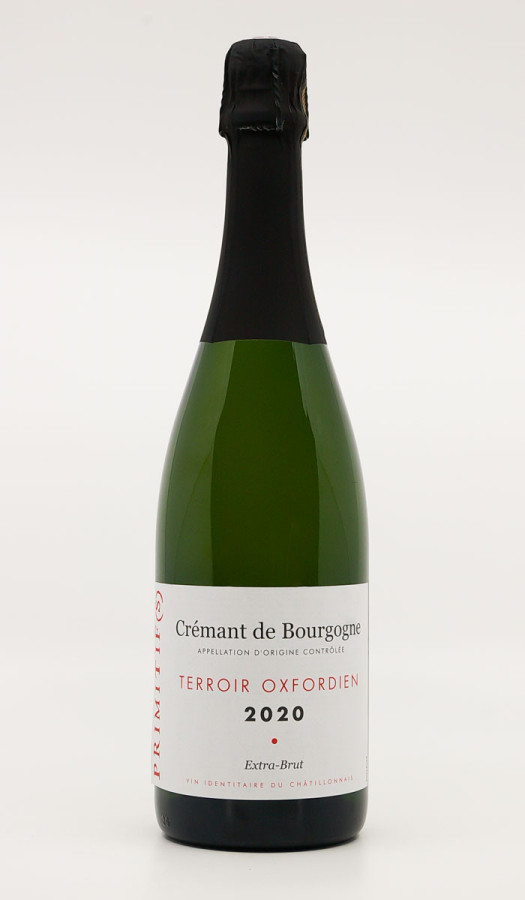 RICHARD ANGONIN - Crémant de Bourgogne Terroir Oxfordien Extra Brut Millésimé 2020 blanc, vin régionale de crémant de