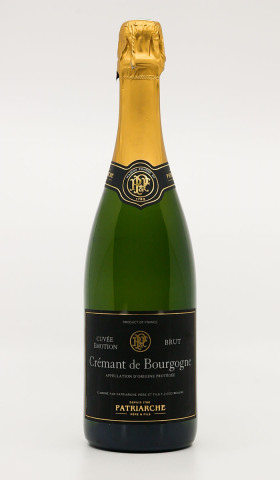PATRIARCHE - Crémant de Bourgogne Cuvée Émotion Élevage 12 Mois white, wine régionale from crémant de bourgogne