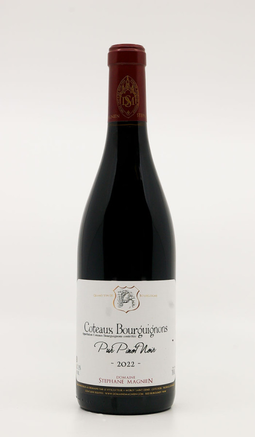 STEPHANE MAGNIEN - Coteaux Bourguignons 'Pur Pinot Noir' 2022 rouge, vin régionale de coteaux bourguignons