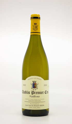 JP & BENOÎT DROIN - Chablis 1er Cru Les Vaillons 2020 white, wine 1er cru from chablis