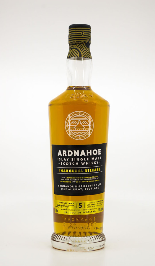 ARDNAHOE DISTILLERY - Ardnahoe Inaugural Release 5 Year Old Single Malt Scotch Whisky , vin  de 