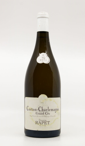 RAPET PERE & FILS - Corton-Charlemagne Grand Cru 2011 - MAGNUM white, wine grand cru from corton-charlemagne