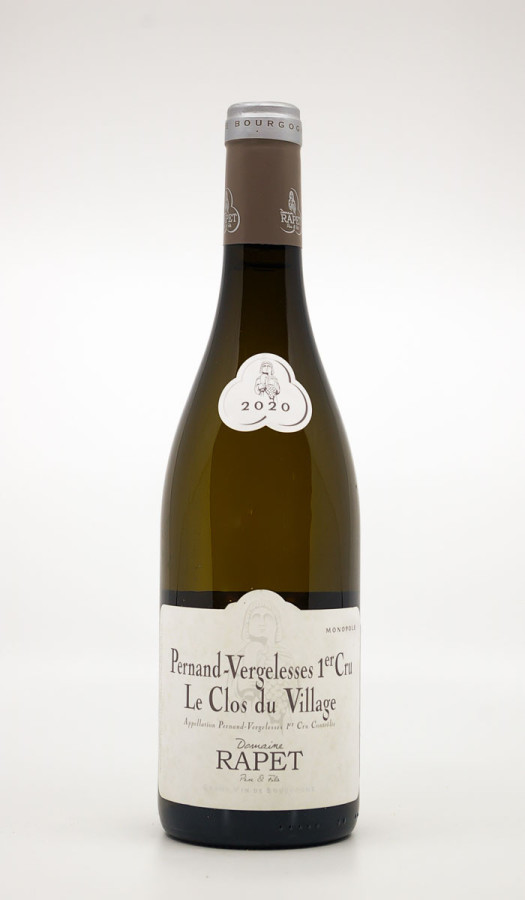 RAPET PERE & FILS - Pernand-Vergelesses 1er Cru "Le Clos du Village" 2020 Monopole white, wine 1er cru from