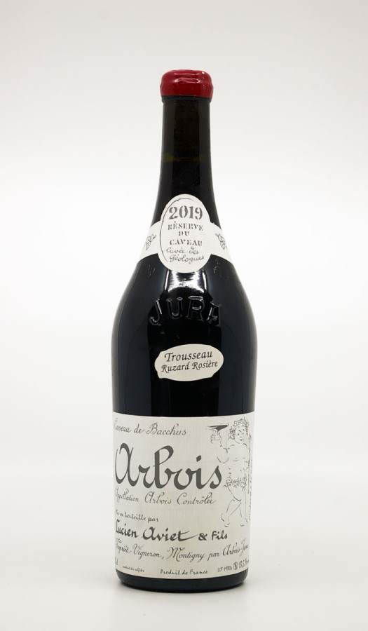LUCIEN AVIET & FILS - Cuvée des Géologues - Trousseau Rosière 2019 red, wine from arbois LUCIEN AVIET & FILS - Cuvée des Géologues - Trousseau Rosière 2019 red, wine from arbois
