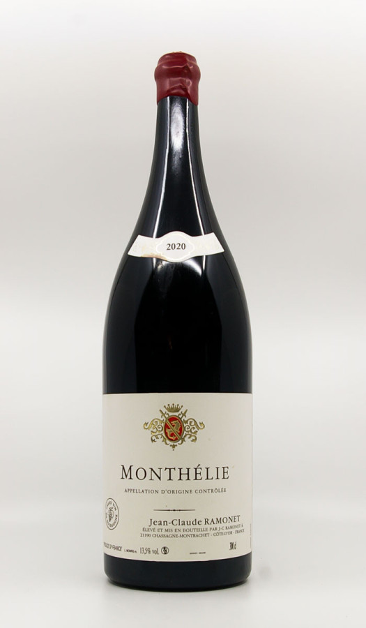 JEAN-CLAUDE RAMONET - Monthelie 2020 (Jéroboam 3L) red, wine village from monthelie JEAN-CLAUDE RAMONET - Monthelie 2020 (Jéroboam 3L) red, wine village from monthelie