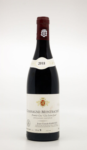 JEAN-CLAUDE RAMONET - Chassagne-Montrachet 1er Cru Clos Saint-Jean 2018 red, wine 1er cru from chassagne-montrachet