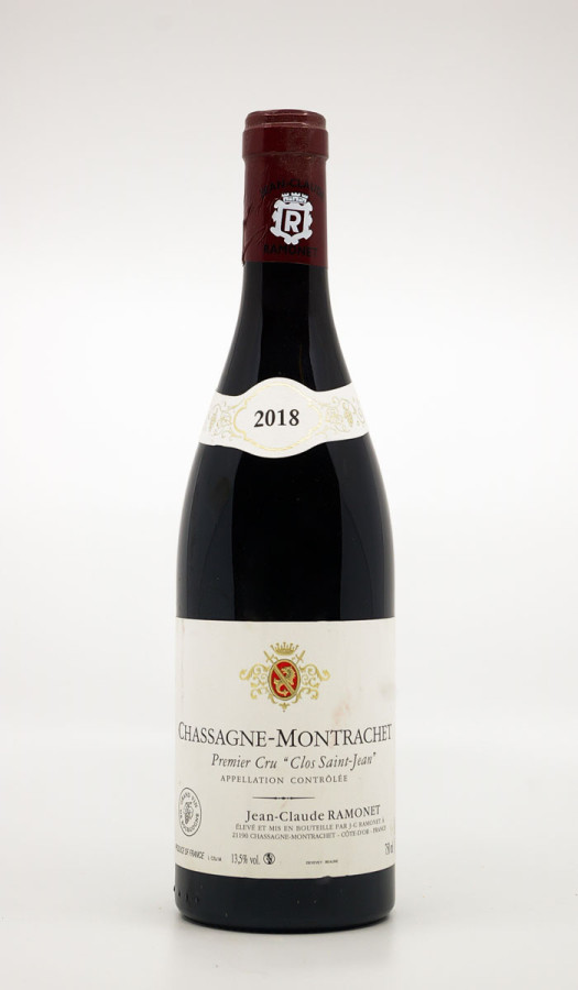 JEAN-CLAUDE RAMONET - Chassagne-Montrachet 1er Cru Clos Saint-Jean 2018 red, wine 1er cru from chassagne-montrachet JEAN-CLAUDE RAMONET - Chassagne-Montrachet 1er Cru Clos Saint-Jean 2018 red, wine 1er cru from chassagne-montrachet