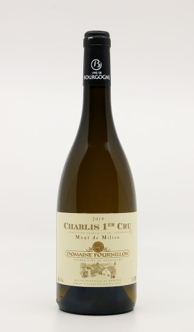 DOMAINE FOURNILLON - Chablis 1er Cru Mont De Milieu 2014 white, wine 1er cru from chablis