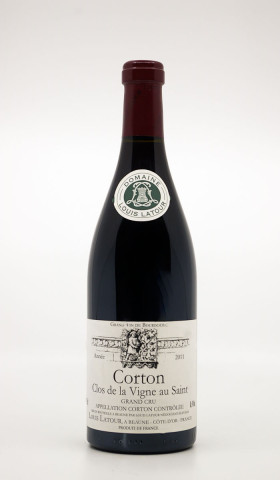 LOUIS LATOUR - Corton Clos de la vigne au Saint Grand Cru 2011 red, wine grand cru from corton